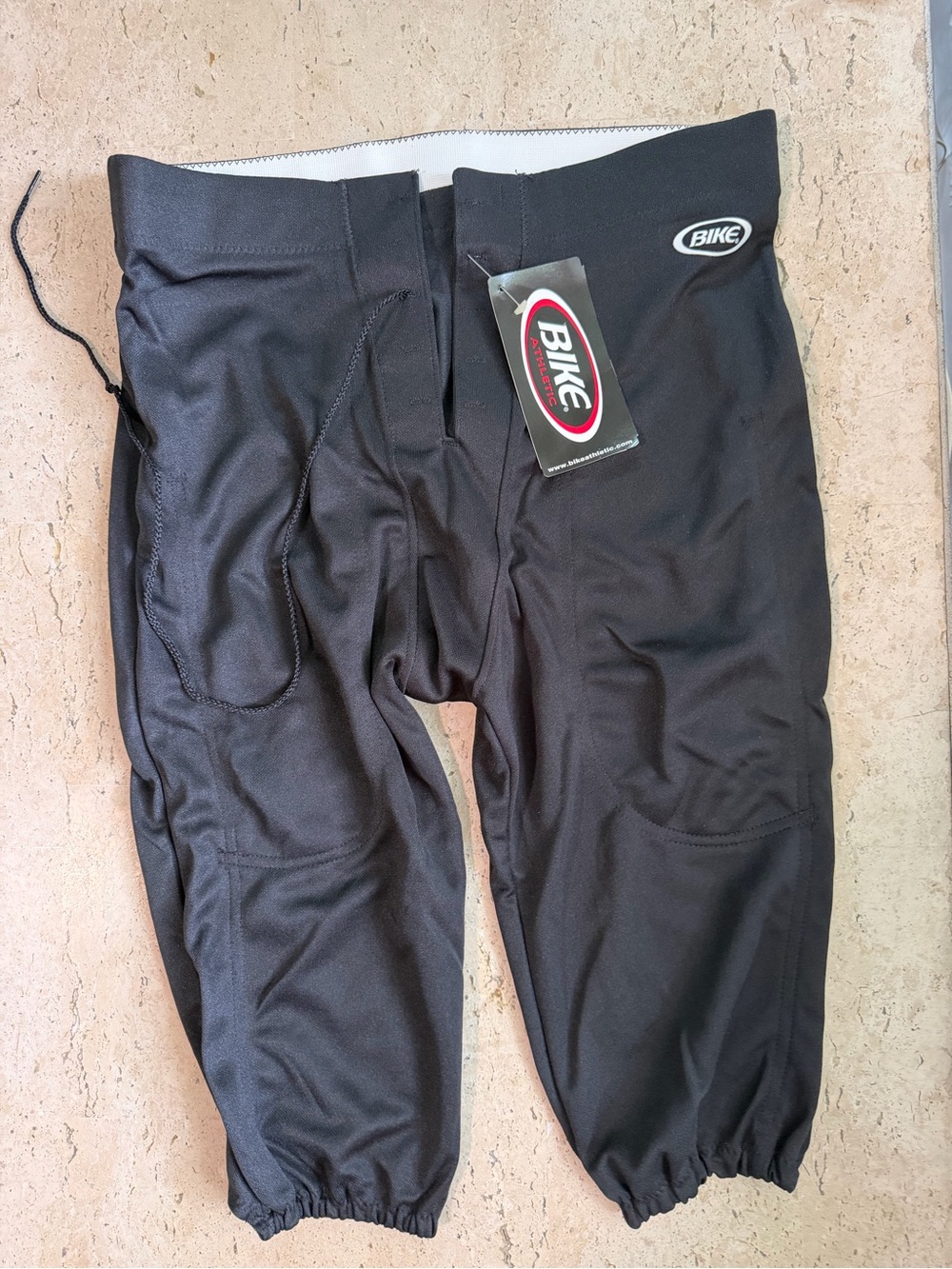 BIKE Vintage 2002 Men’s Laced Football Pants Black Large 36-38
